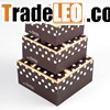 Customized luxury square nested boxes supplier