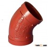 FM/UL Approved 22.5 degree elbow Grooved Fittings in Victaul