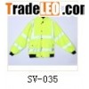 Oxford PU 100%polyester reflective safety jacket road traffi