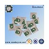 PET turkey folded bag with green label/oven bag
