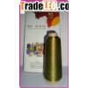MS type gold metallic yarn polyester knit embroidery yarn