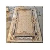Home floor water jet medallion