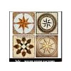 Marble antico parquet mosaic medallion