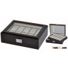 dark brown matt finish wooden packaging box for watch boxes