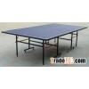 folding table tennis table as-201 square leg 2'' wheels