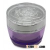 Newly design with rose cap of acrylic jar for cosmetic
