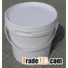 2L plastic pail with lid