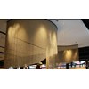 Anodized aluminum chain link curtain