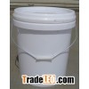 18L plastic pail with lid