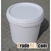 1L plastic round bucket with lid