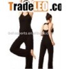 spandex pure color one piece soft yoga wear for training