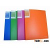 folder with protector holders in pages of 20