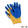 Seamless 10G 5 Thread T/C Shell, Crinkle Latex Coated Glove
