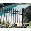 Steel pool fencing