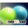 Fluorescent golf ball