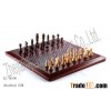 Folding chess game set