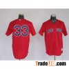 Boston Red Sox #33 Jason Varitek Red Jerseys