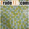Small Square Glass Mosaic Yellow & Green GM1022