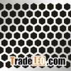 Hexagonal hole perforated metal