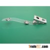 2-holes Badge Clip w/clear vinyl Strap