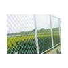 Powder coated double circles fence