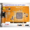 4 Channel real- time H.264 PCI CCTV Capture DVR Card TVout