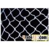 Horizontal construction safety net for protecting workers