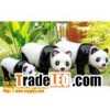 panda family sculpture
