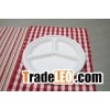 biodegradable 10" three compartment box