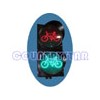 Led non-motorized vehicle traffic signal light