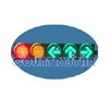Led full ball traffic signal light(red,green,yellow)