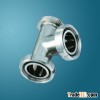 sanitary stainless steel tee