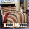 queen 100% polyester printed patchwork quilt set