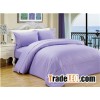 Sateen Stripe Polycotton Duvet Cover Set Bedding Set