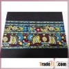 Colorful embroidered fabric, ethnic plain embroidery lace