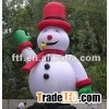 inflatable snowman