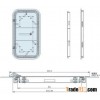 H120 fireproof quick open and close weathertight door