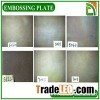 tannery leather embossing plate used by embossing machine