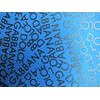 embossed letters pattern microfiber faux leather for bag