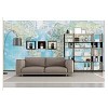 world map wall cloth digital printed