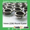 14mm Metal Round Eyelet Leather Grommet Gunmetal Color
