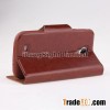 Magnetic Flip Stand Cow Leather Case For Samsung Galaxy S4