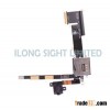 For iPad 2 WiFi+3G earphone jack flex with SIM card holder
