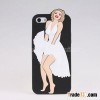 Marilyn monroe silicone case for iphone 5