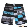 Fashion Man Checked Contrast Color Board Short Pant