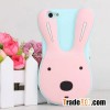 le sucre Cartoon 3D Rabbit Soft Silicon Case for iphone5