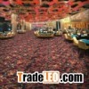 red floral nylon printed carpet for banqueting