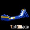 Large Blue Inflatable Water Slides
