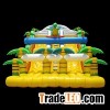Yellow Large Forest Inflatable Slide