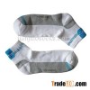 Sock Ankle Sports Half Terry Cotton Men Size White